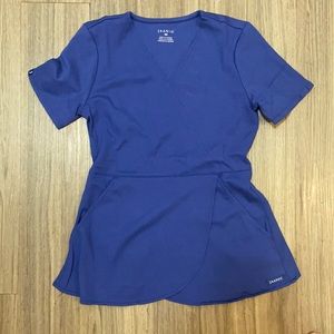 JAANUU Mock-Wrap Tulip Top